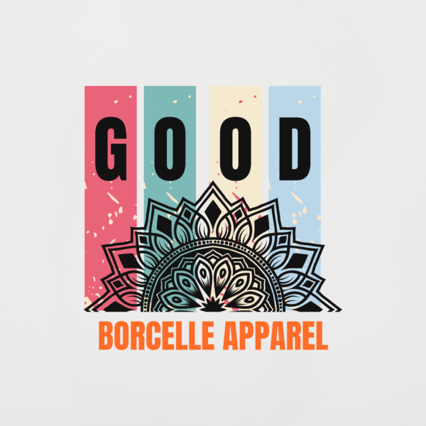 Borcelle Apparel Black, White & Grey T-Shirt Design